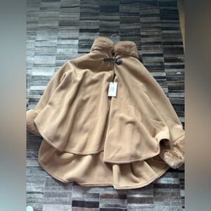 Martha Stewart Camel Cozy Fleece Jacket